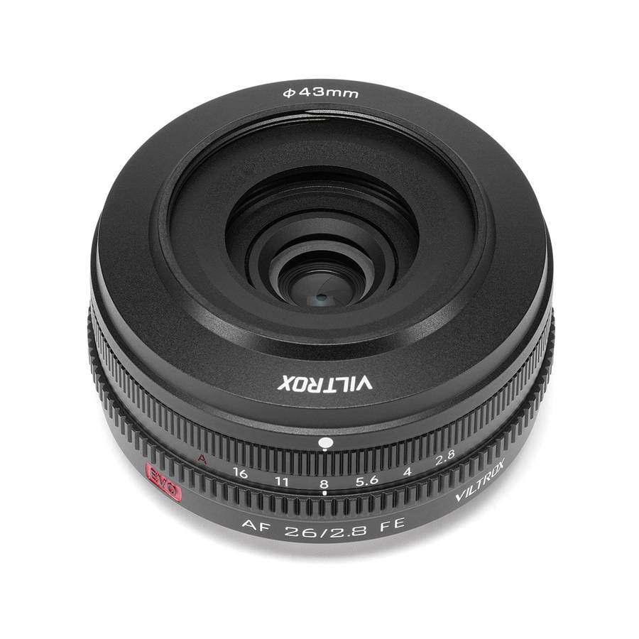 Viltrox 薄型・軽量のフルサイズ対応広角レンズ「AF 26mm F2.8 EVO」を発売